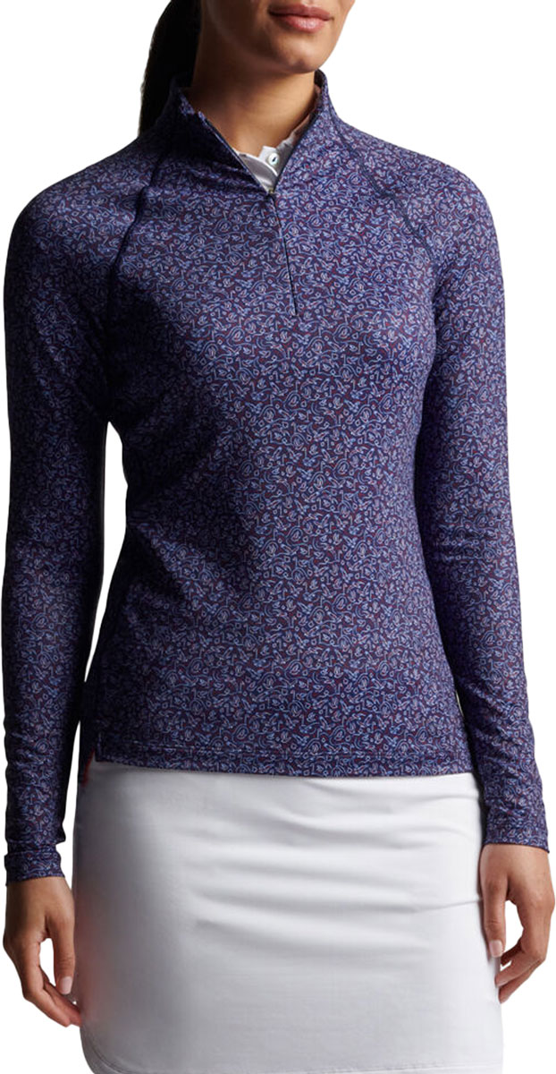 Peter Millar Women's Perth Raglan-Sleeve Quarter-Zip Golf Pullovers